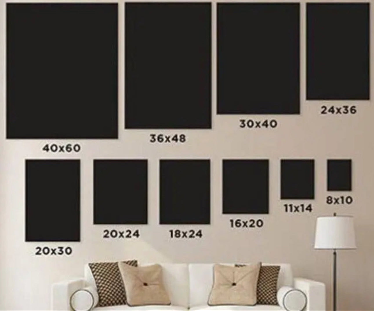 48x60” - Highland print