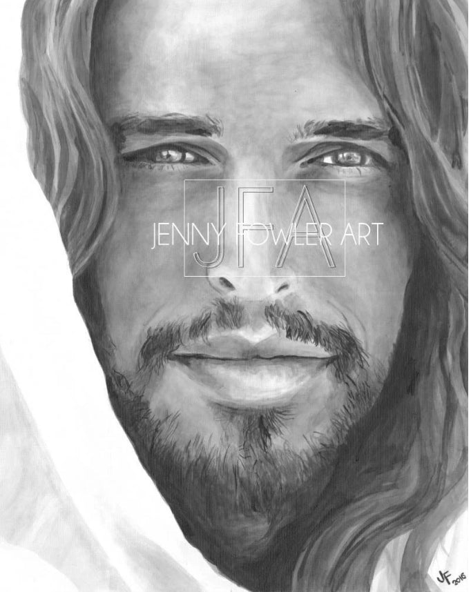 8x10” - Christ portrait print